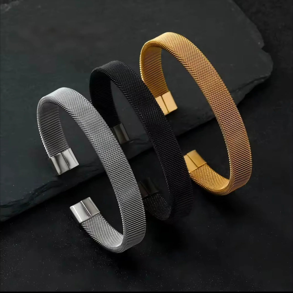 Men’s Stainless Steel Stylish Kara Bracelet