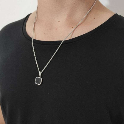 Stainless Steel Square Necklace