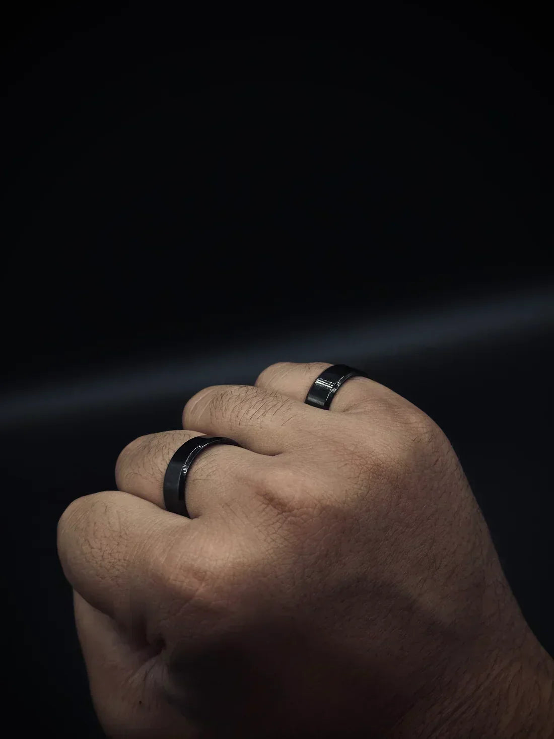 Arabic Black Aura Watch + Stainless Steel Ring Free