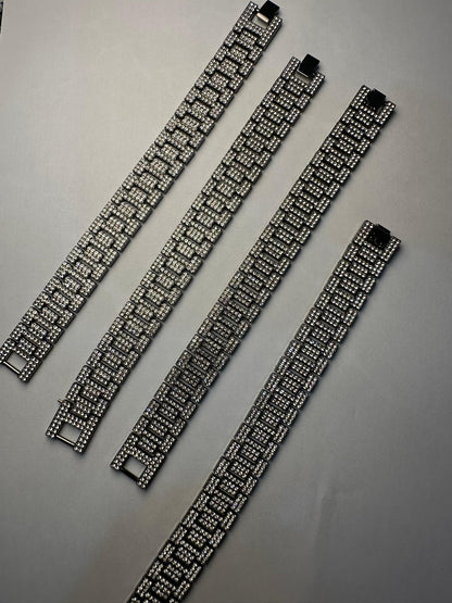 Black Jubilee Iced Bracelet