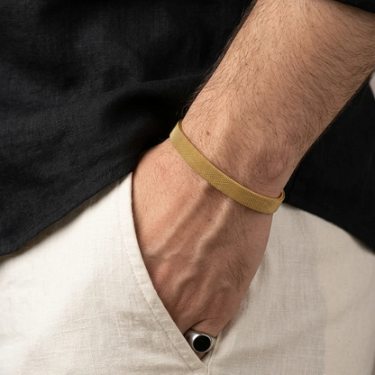 Men’s Stainless Steel Stylish Kara Bracelet