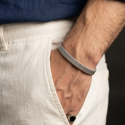 Men’s Stainless Steel Stylish Kara Bracelet