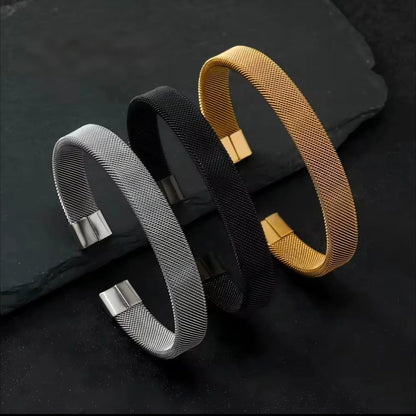 Men’s Stainless Steel Stylish Kara Bracelet